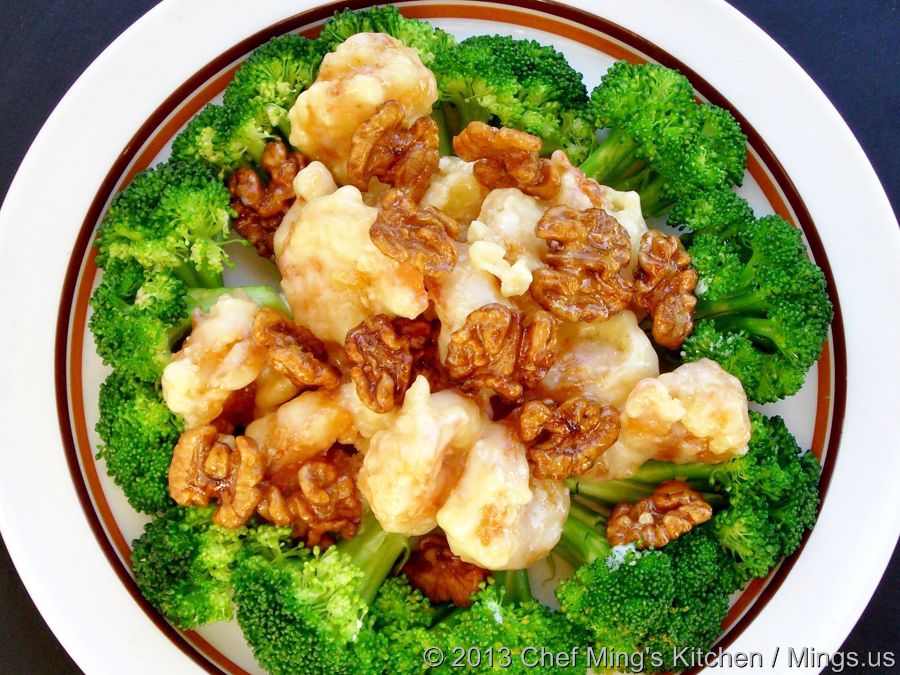 Order #19 Crispy Honey Shrimp with Walnuts from Chef Ming's Kitchen