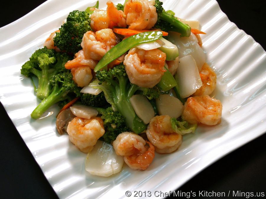 Order #51 Shrimp with Sauteed Vegetables from Chef Ming's Kitchen