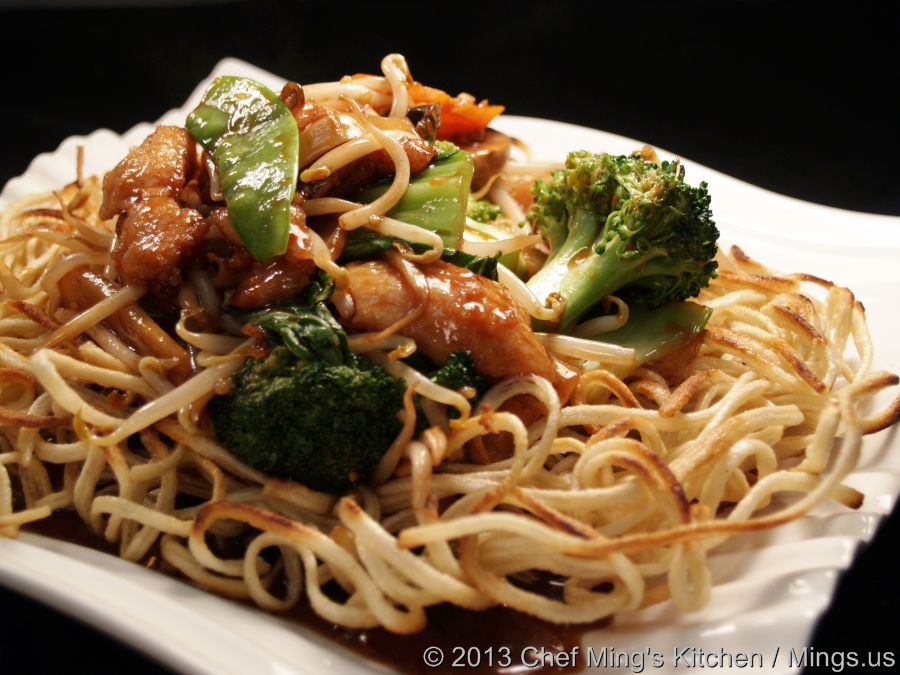 Order #75 Combination Pan Fried Noodles from Chef Ming's Kitchen