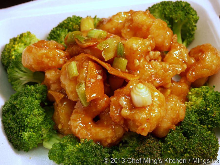 Order #V7C Veggie Orange Shrimp from Chef Ming's Kitchen