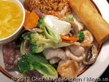 Chef Ming's Kitchen Lunch Specials Three Flavor Combo with Sauteed Vegetables